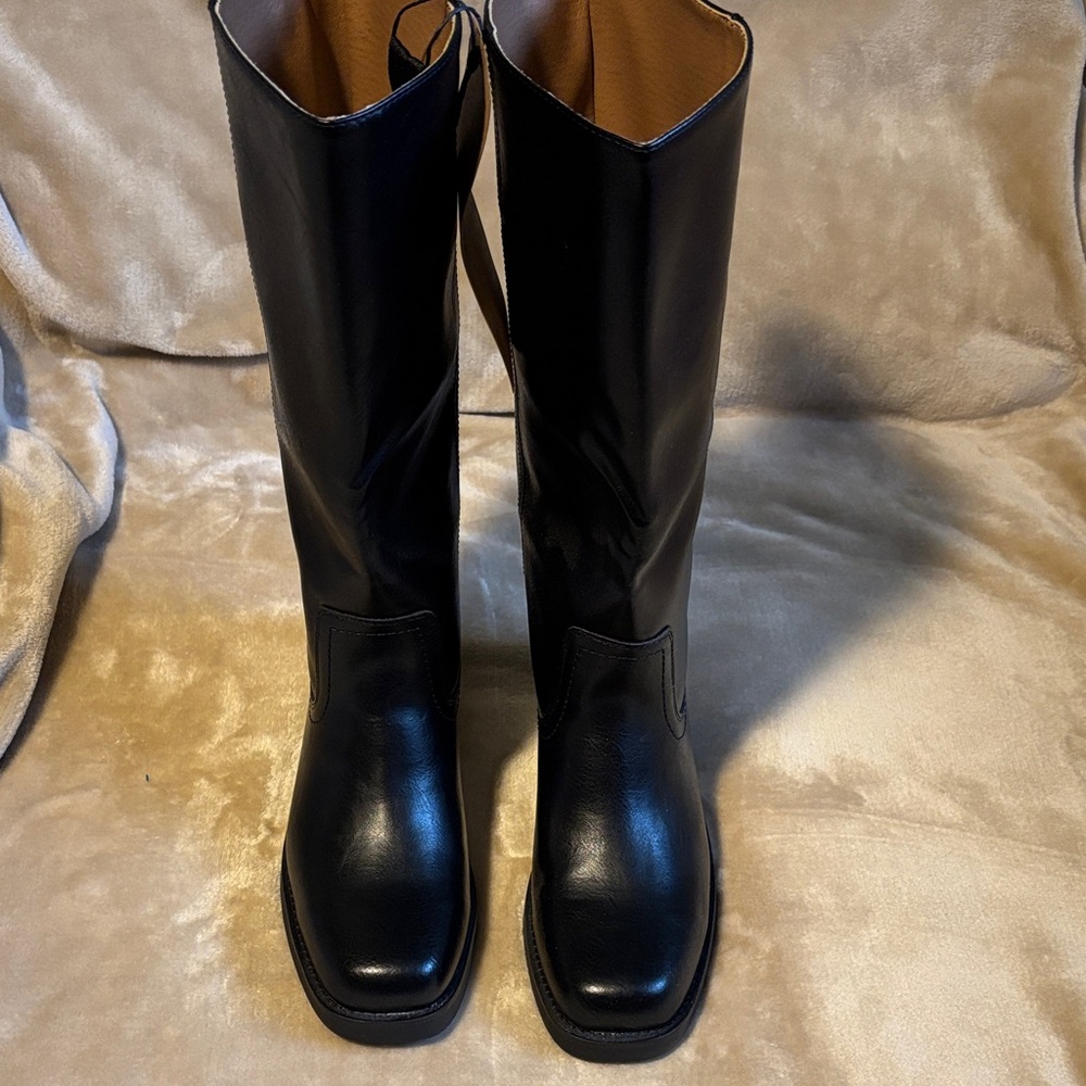 FRYE AND CO. Black Tall Boots